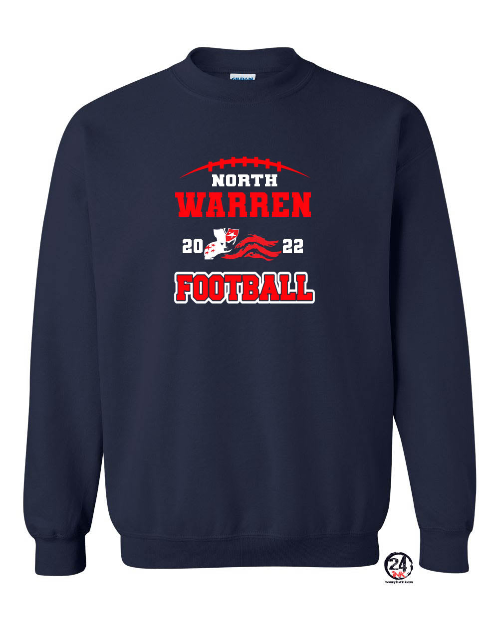 NW Football Design 2 non hooded sweatshirt