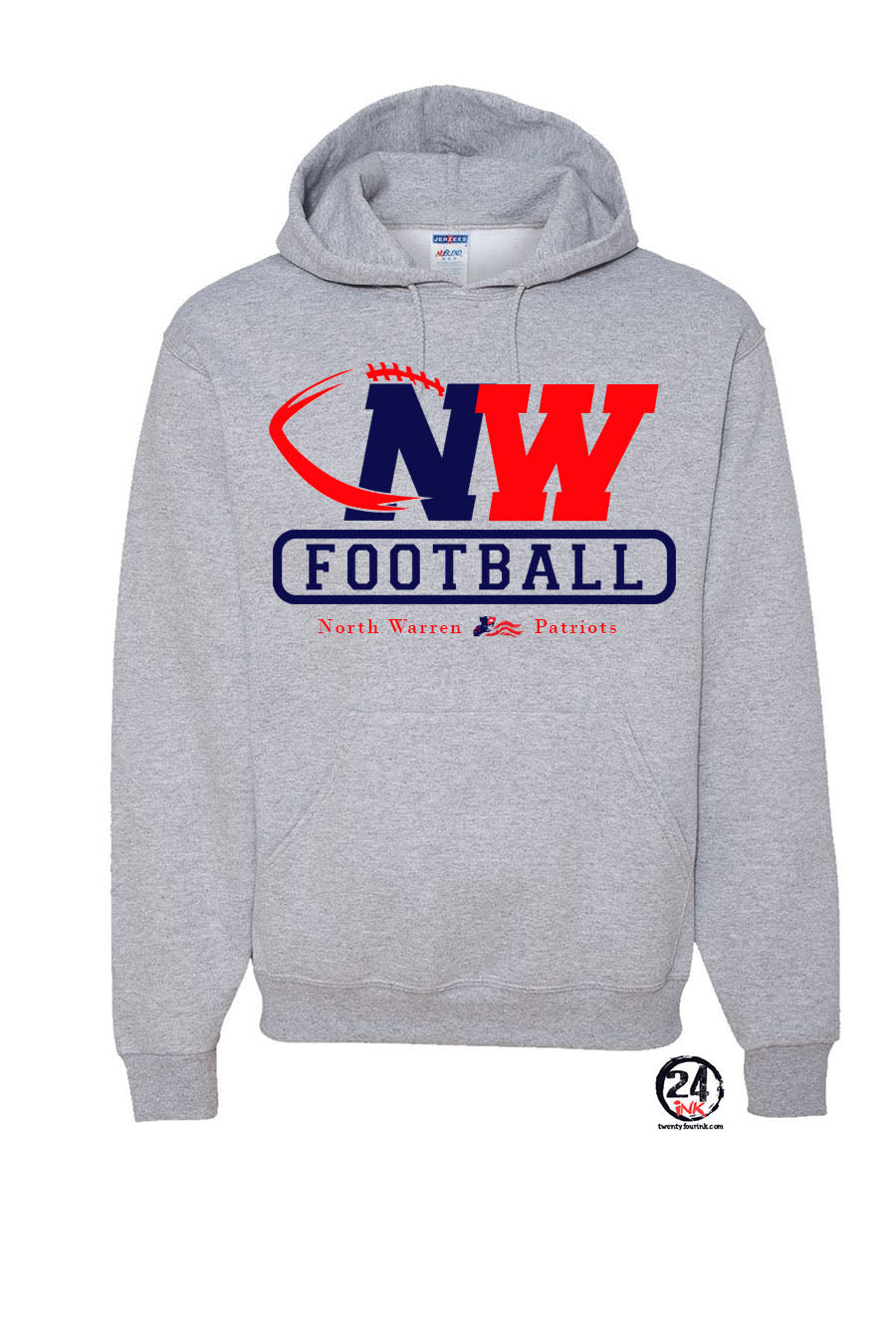 NW Football Design 3 Hooded Sweatshirt