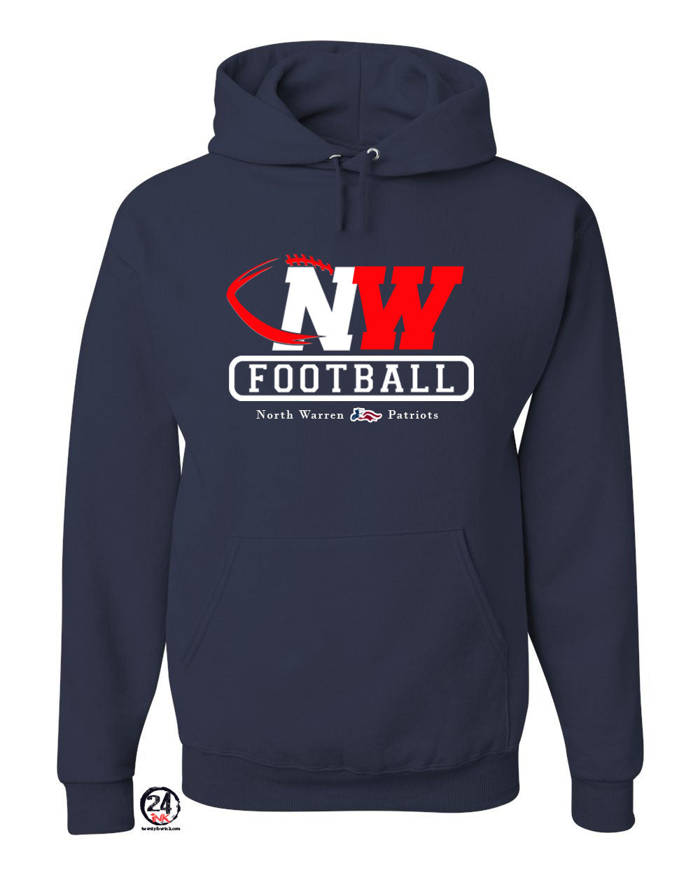 NW Football Design 3 Hooded Sweatshirt