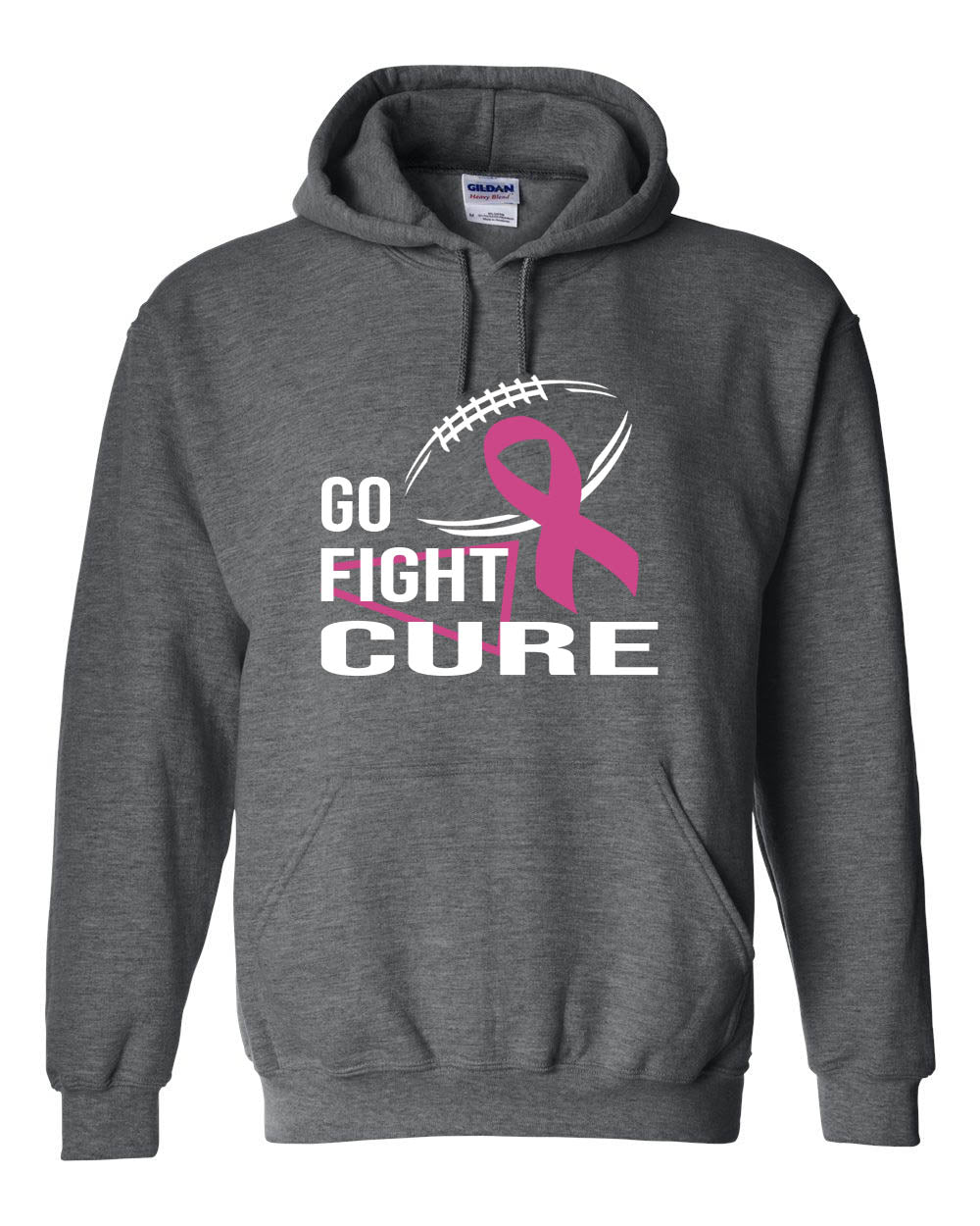 Go fight cure Hooded Sweatshirt