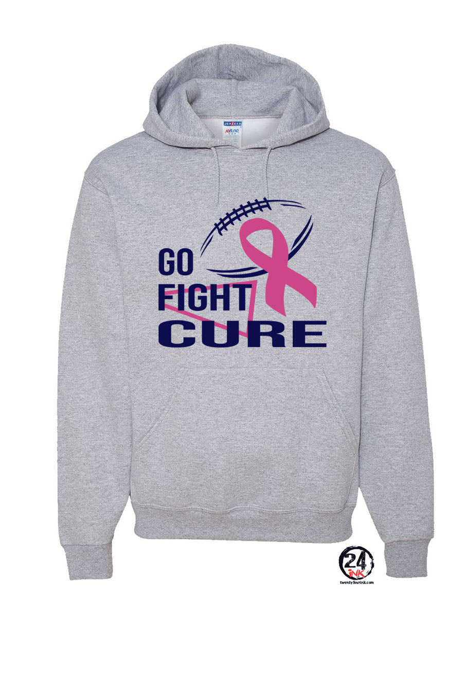 Go fight cure Hooded Sweatshirt