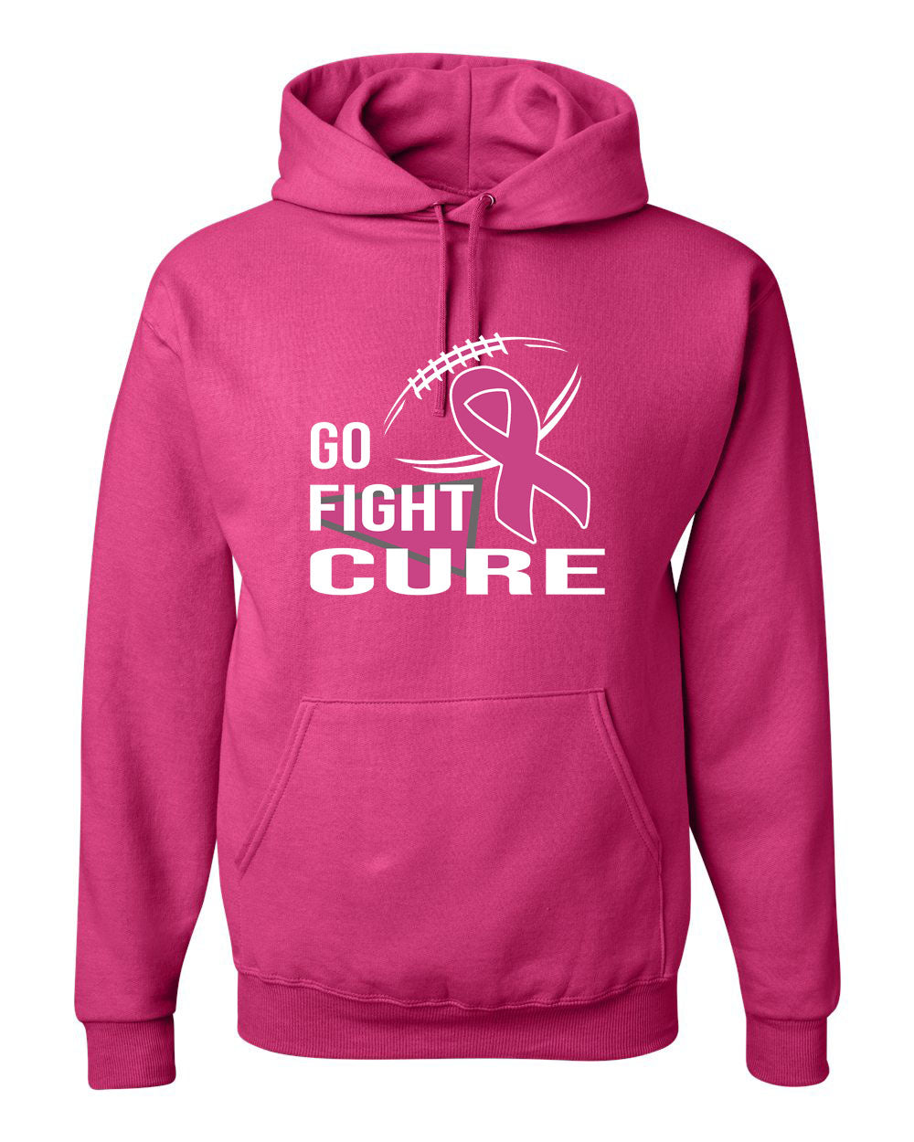 Go fight cure Hooded Sweatshirt