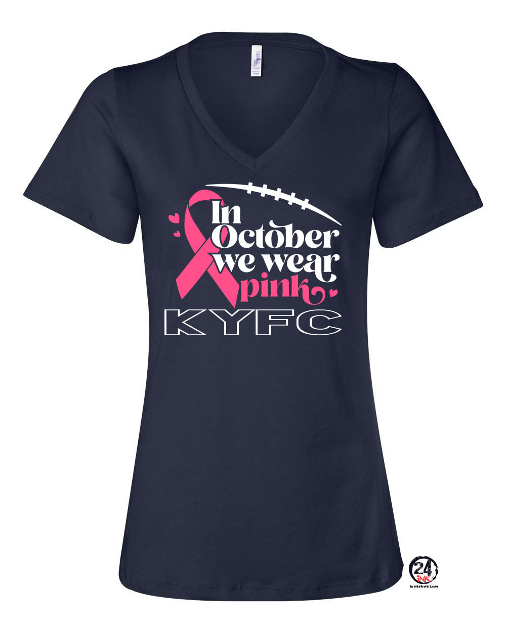Kittatinny Cheer Design 1 V-neck T-Shirt