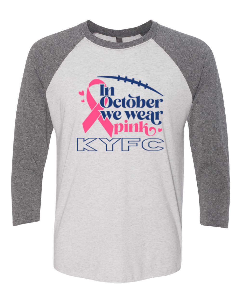Kittatinny Cheer design 1 raglan shirt