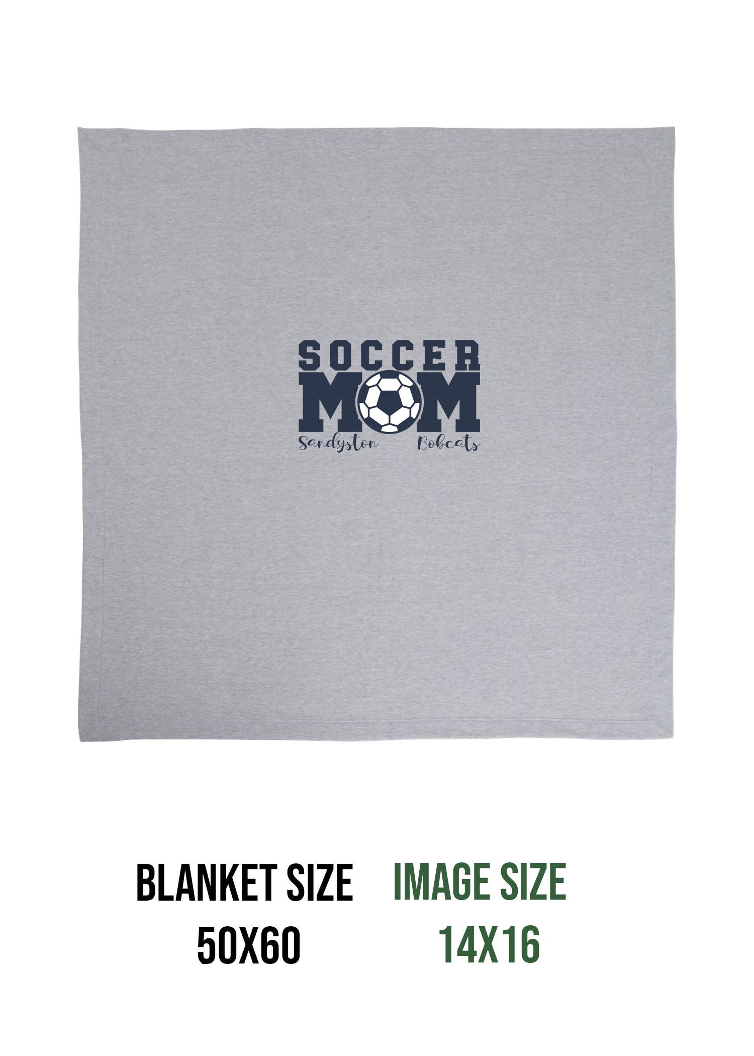 Sandyston Soccer Design 4 Blanket