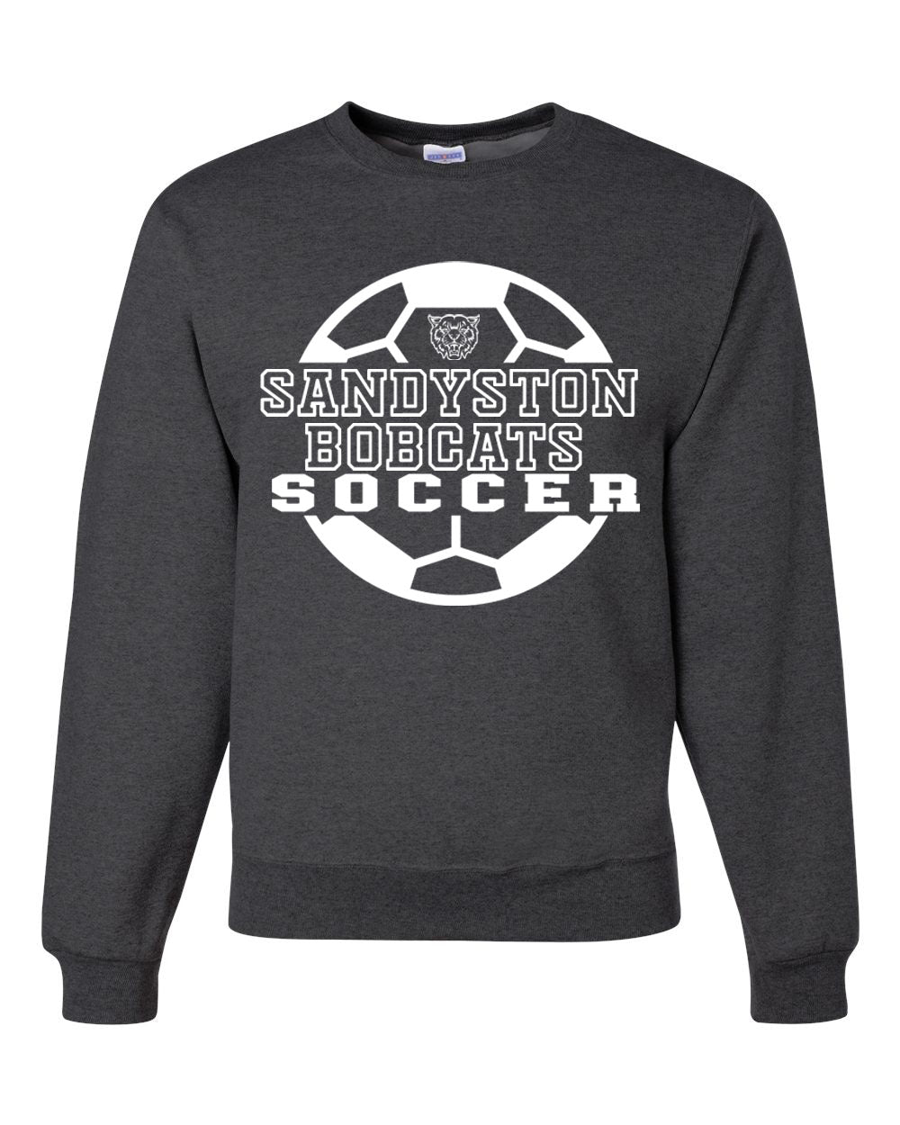 Sandyston Soccer Design 2 non hooded sweatshirt