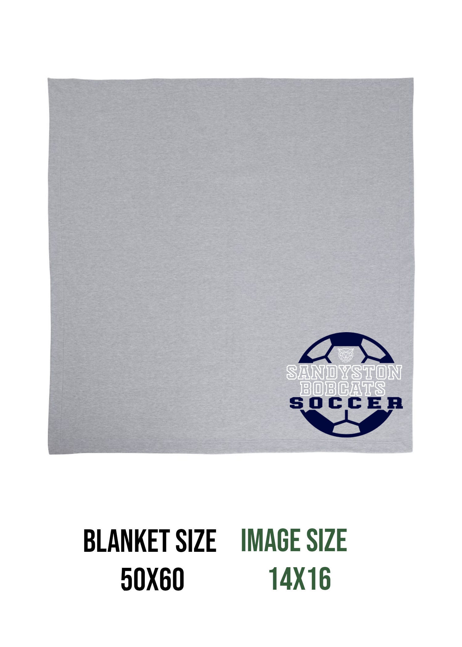 Sandyston Soccer Design 2 Blanket