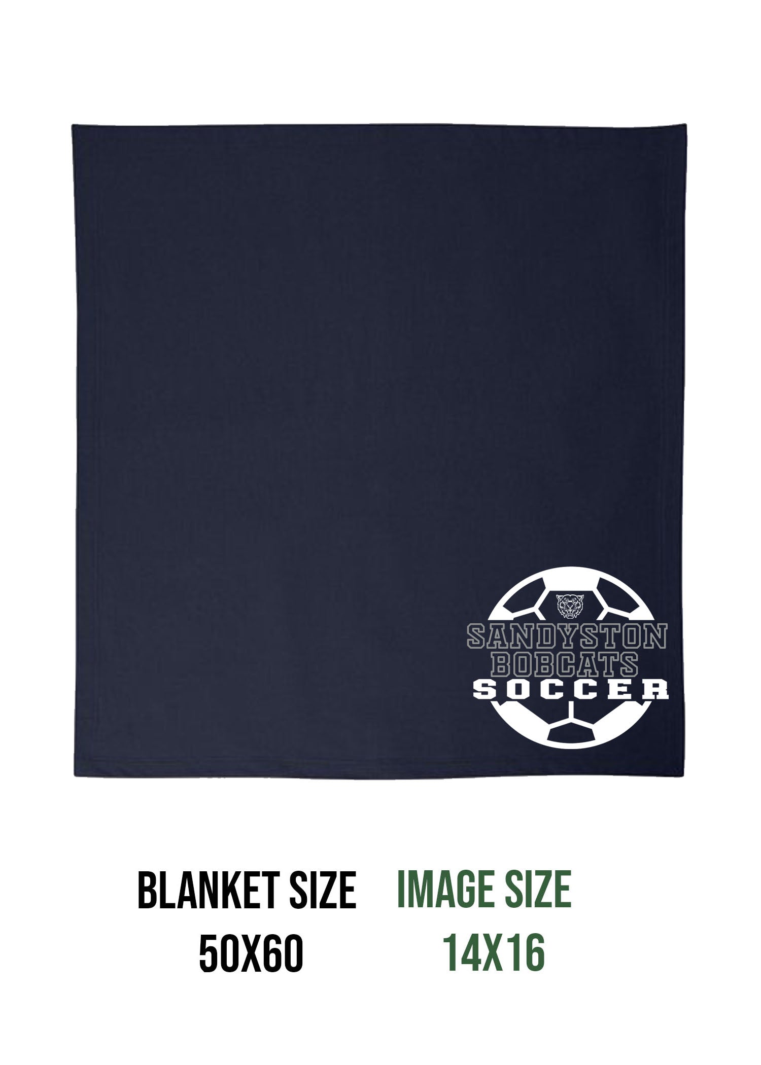 Sandyston Soccer Design 2 Blanket