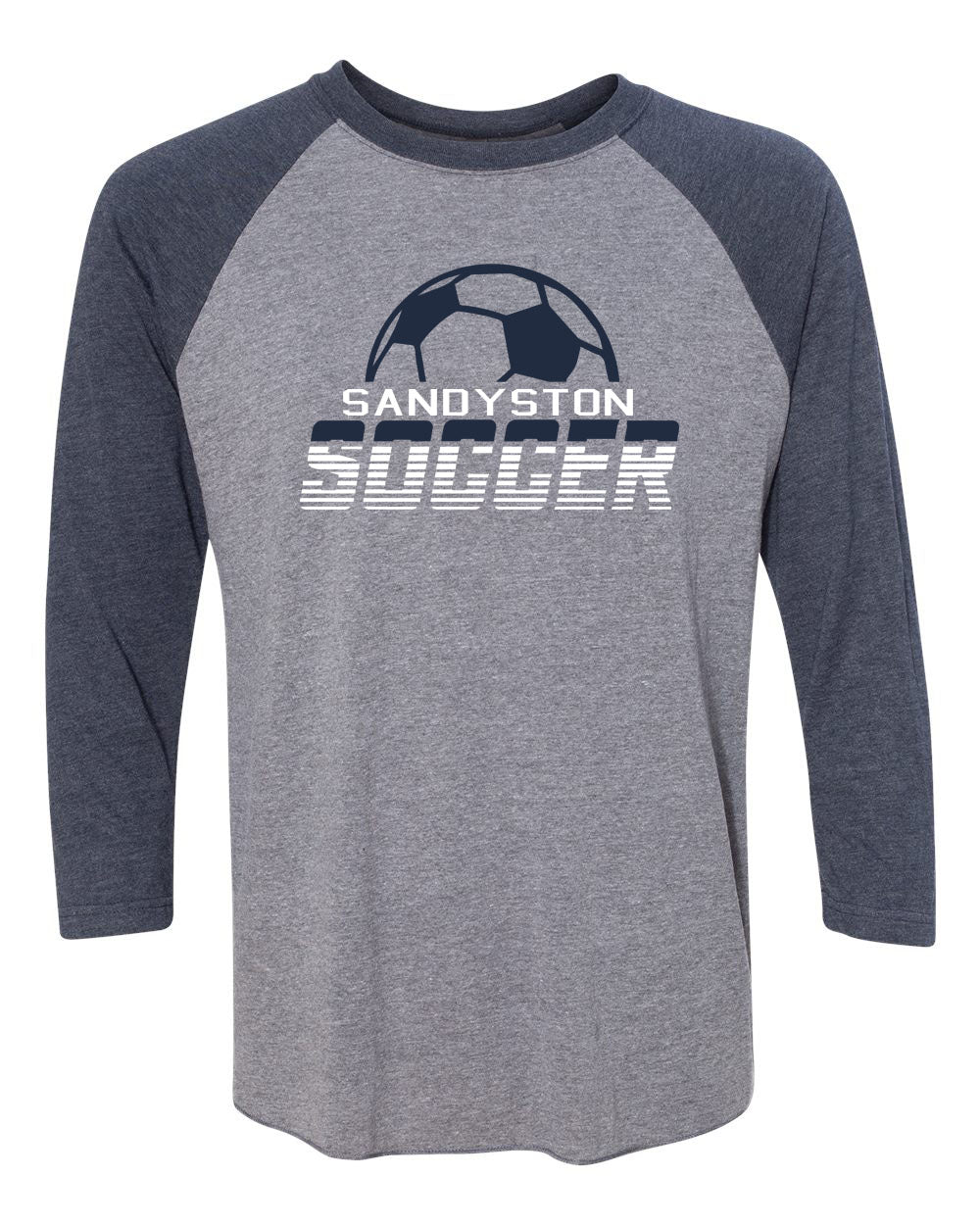 Sandyston Soccer Design 3 raglan shirt