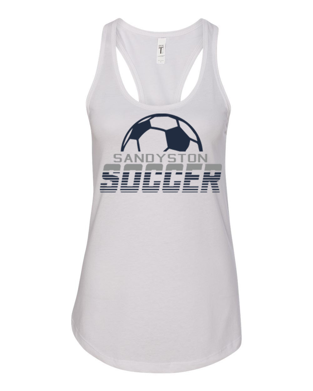 Sandyston Soccer Design 3 Tank Top