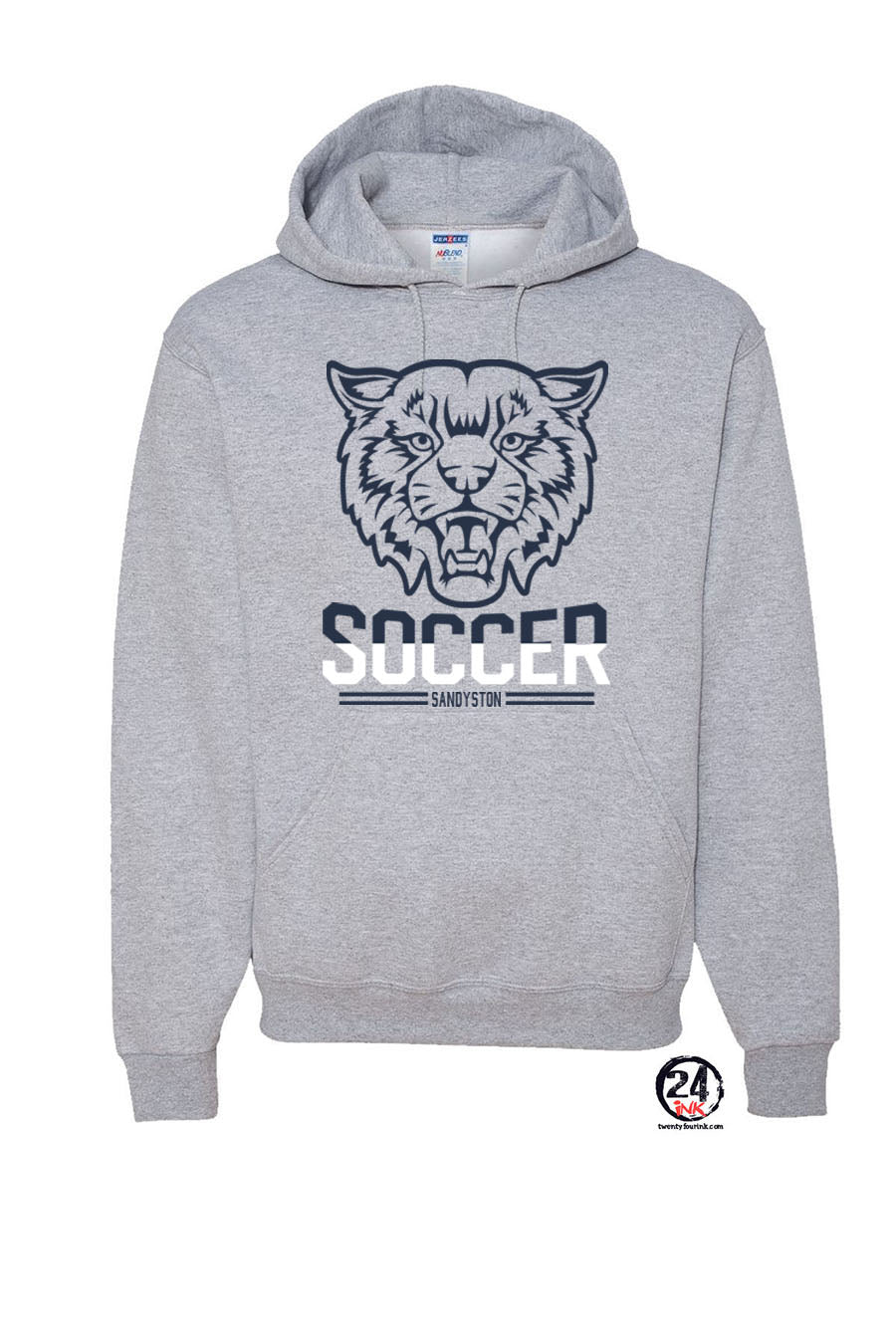 Sandyston Soccer Design 5 Hooded Sweatshirt