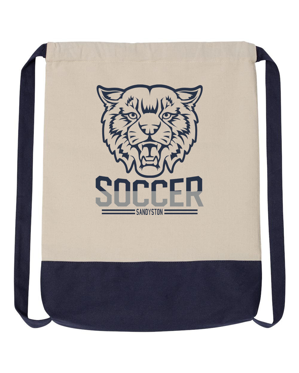 Sandyston Soccer design 5 Drawstring Bag