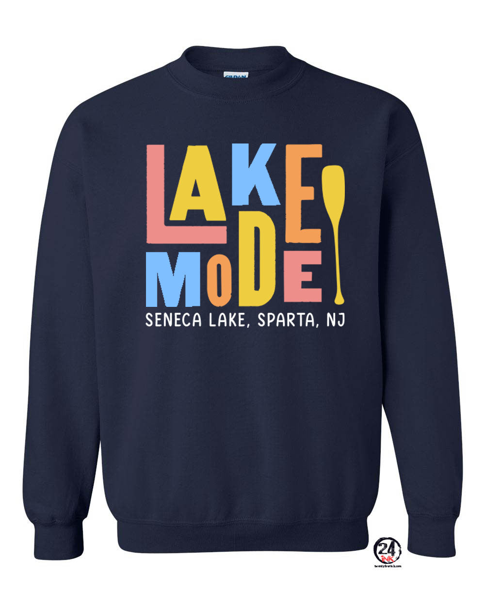 Seneca Lake Design 3 non hooded sweatshirt
