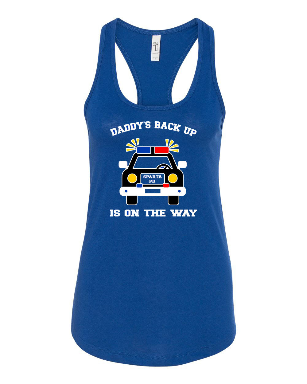 Sparta Police Department Design 1 Racerback Tank Top