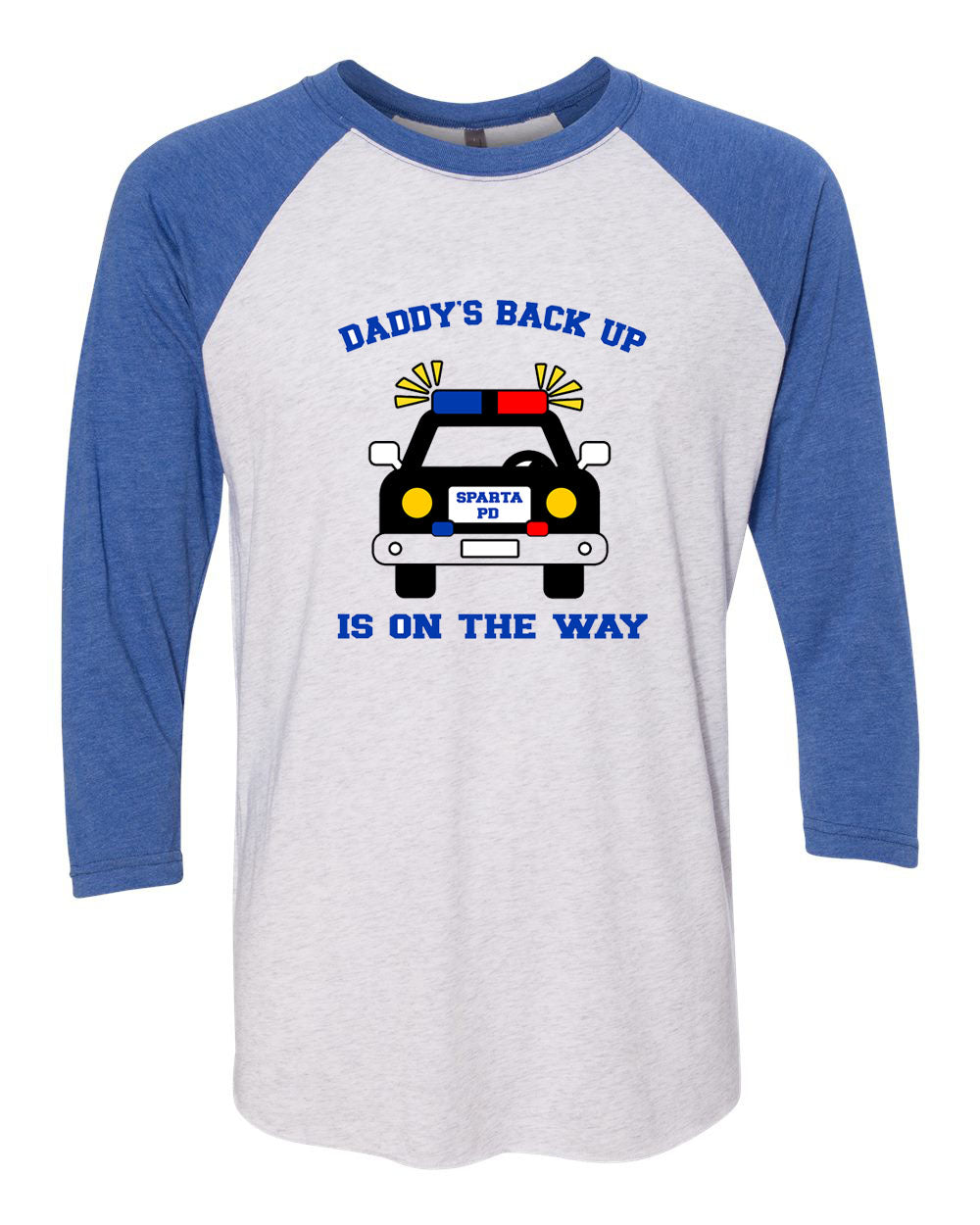 Sparta Police Department design 1 raglan shirt