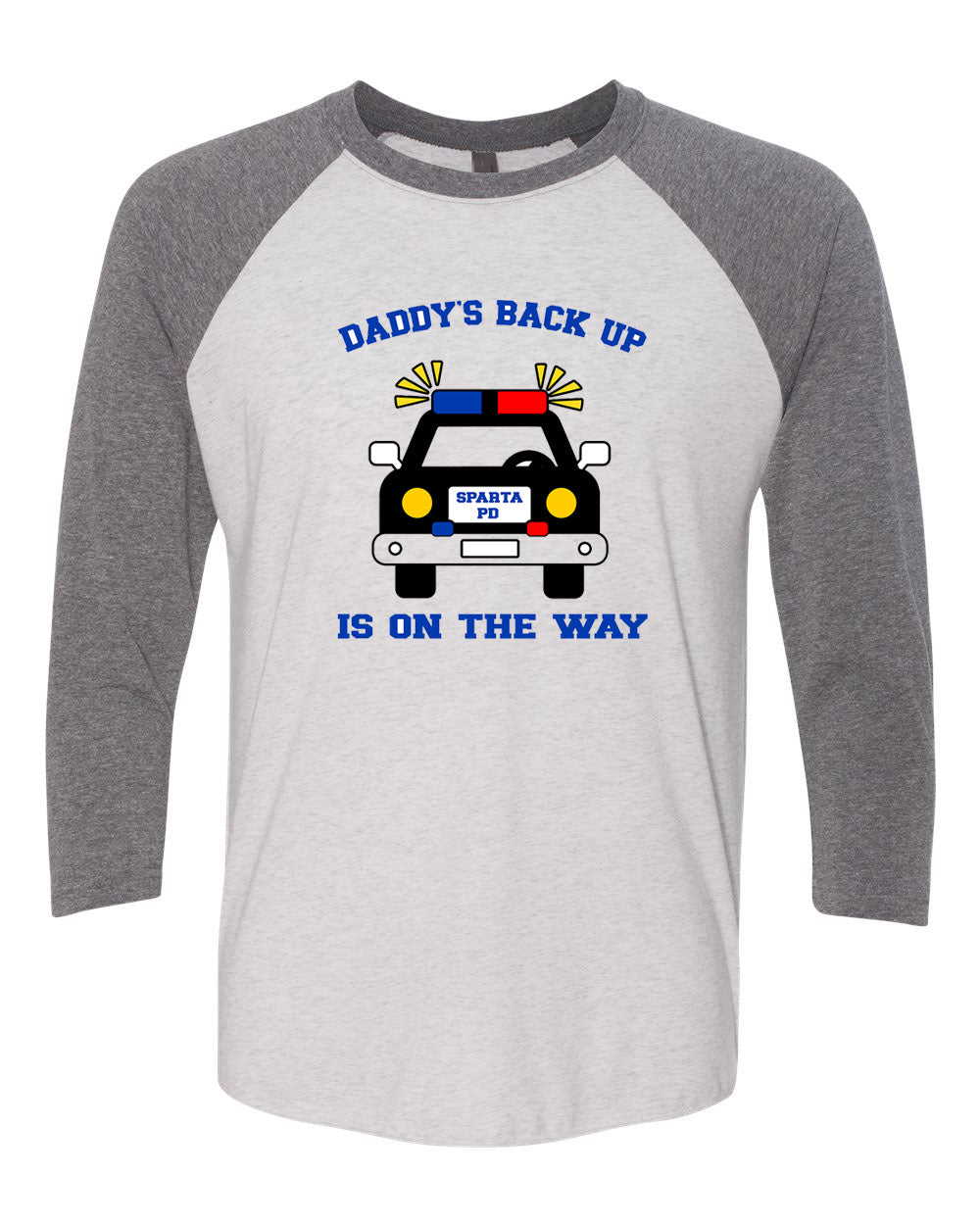 Sparta Police Department design 1 raglan shirt