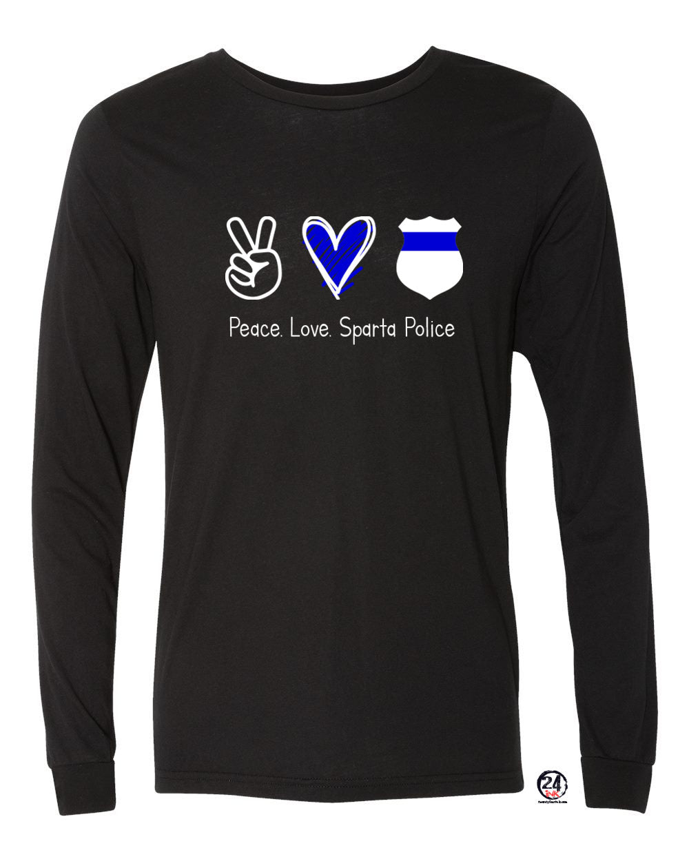 Sparta Police Department Design 3 Long Sleeve Shirt