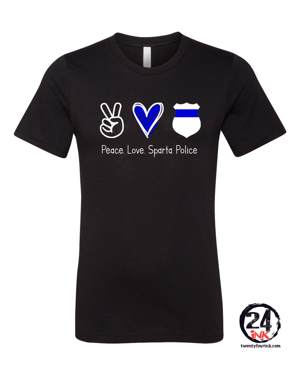 Sparta Police Department Design 3 T-Shirt