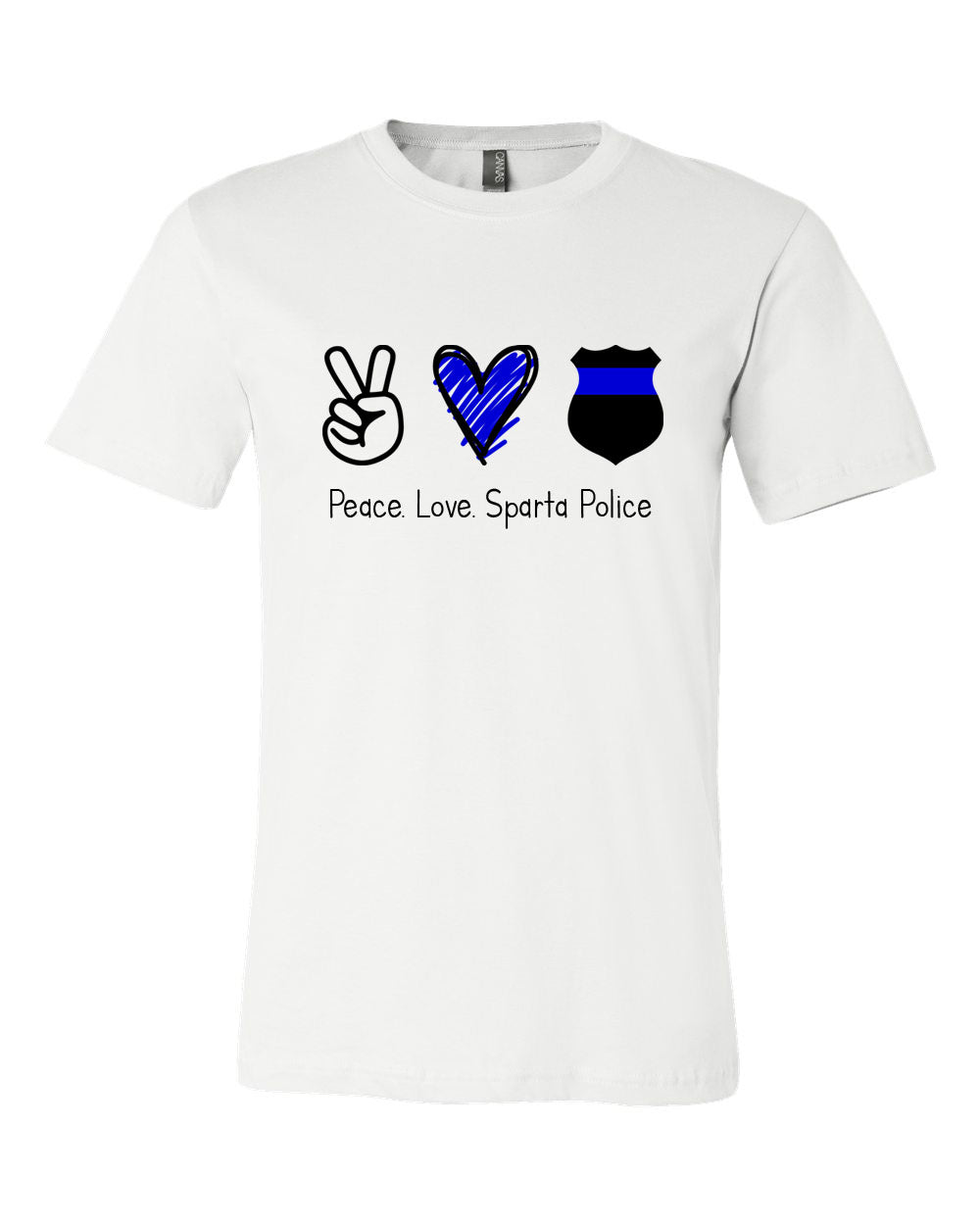 Sparta Police Department Design 3 T-Shirt