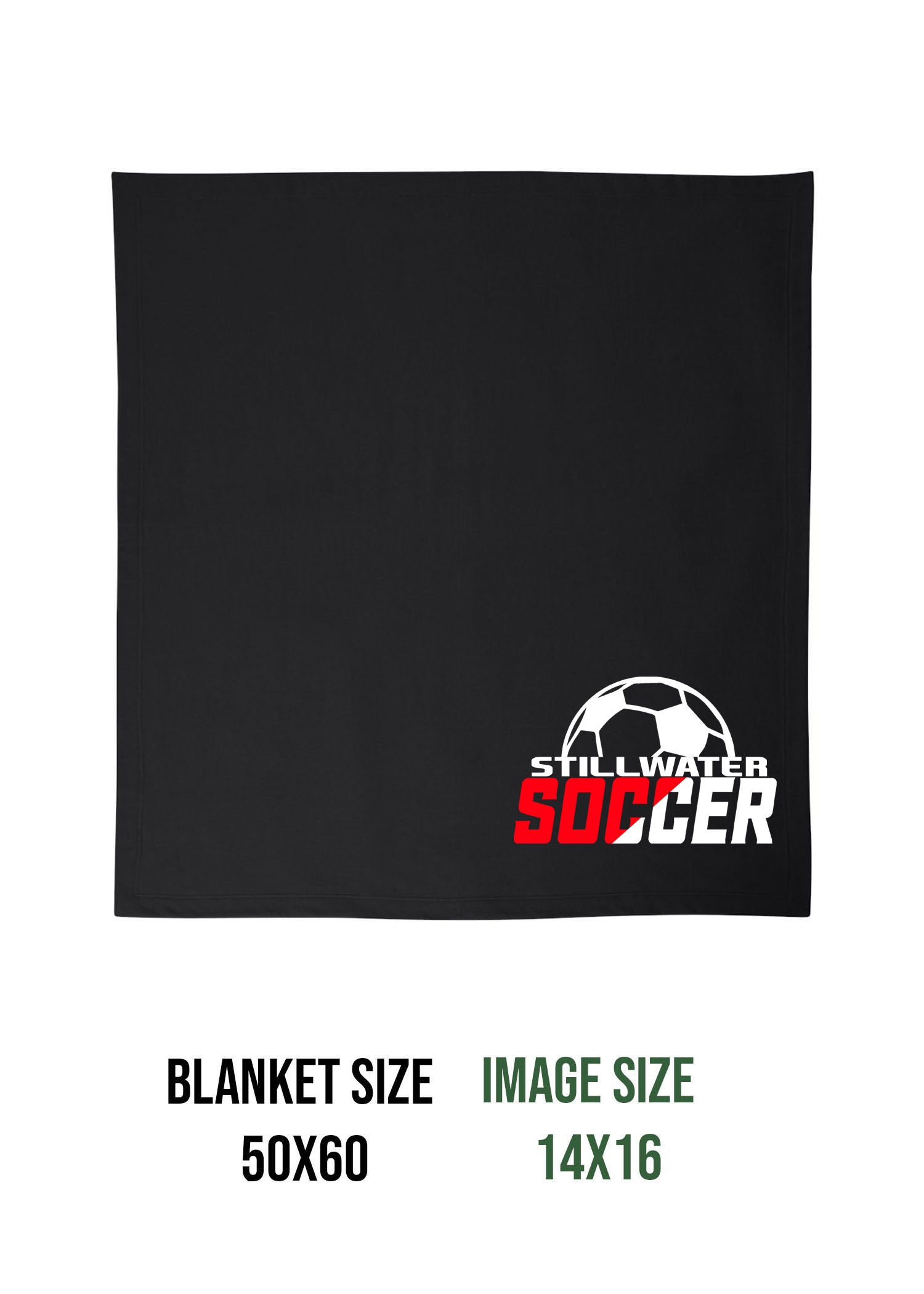 Stillwater Soccer Design 1 Blanket