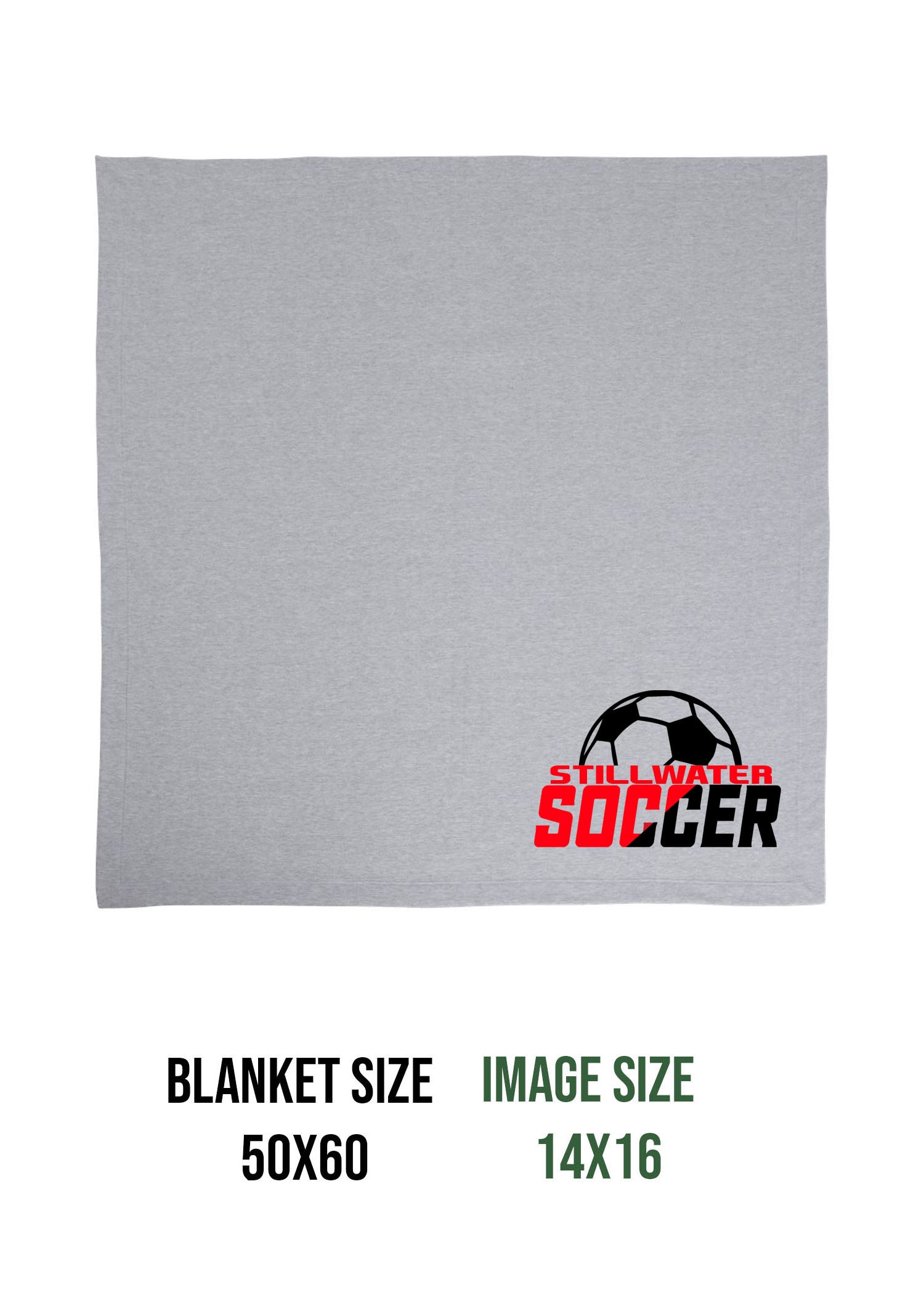 Stillwater Soccer Design 1 Blanket