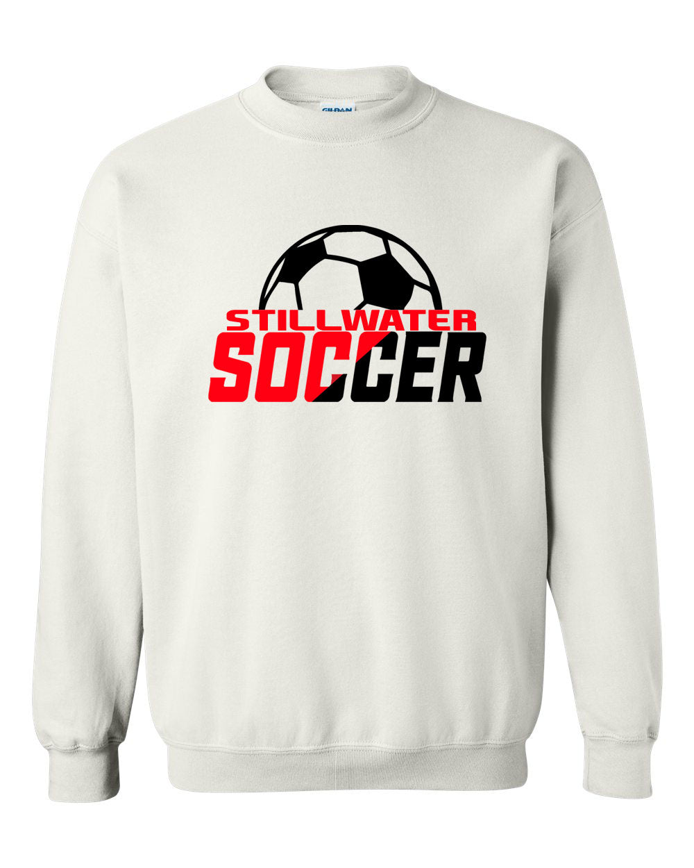 Stillwater Soccer Design 1 non hooded sweatshirt