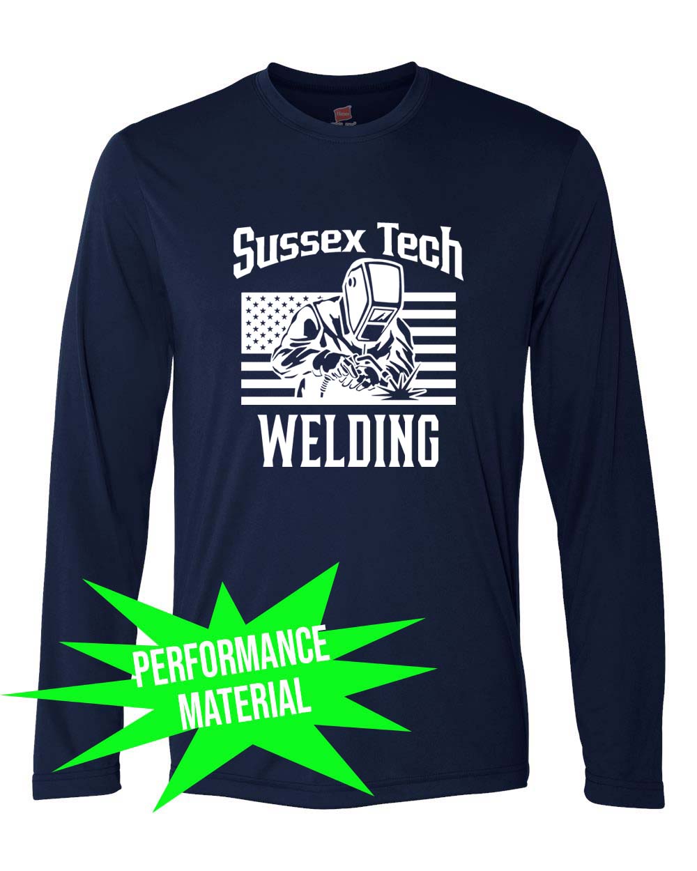 Sussex Tech Welding Performance Material Design 1 Long Sleeve Shirt