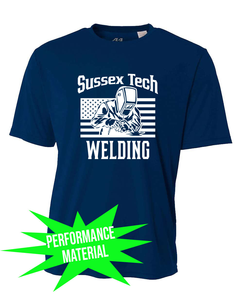 Sussex tech Welding Performance Material design 1 T-Shirt