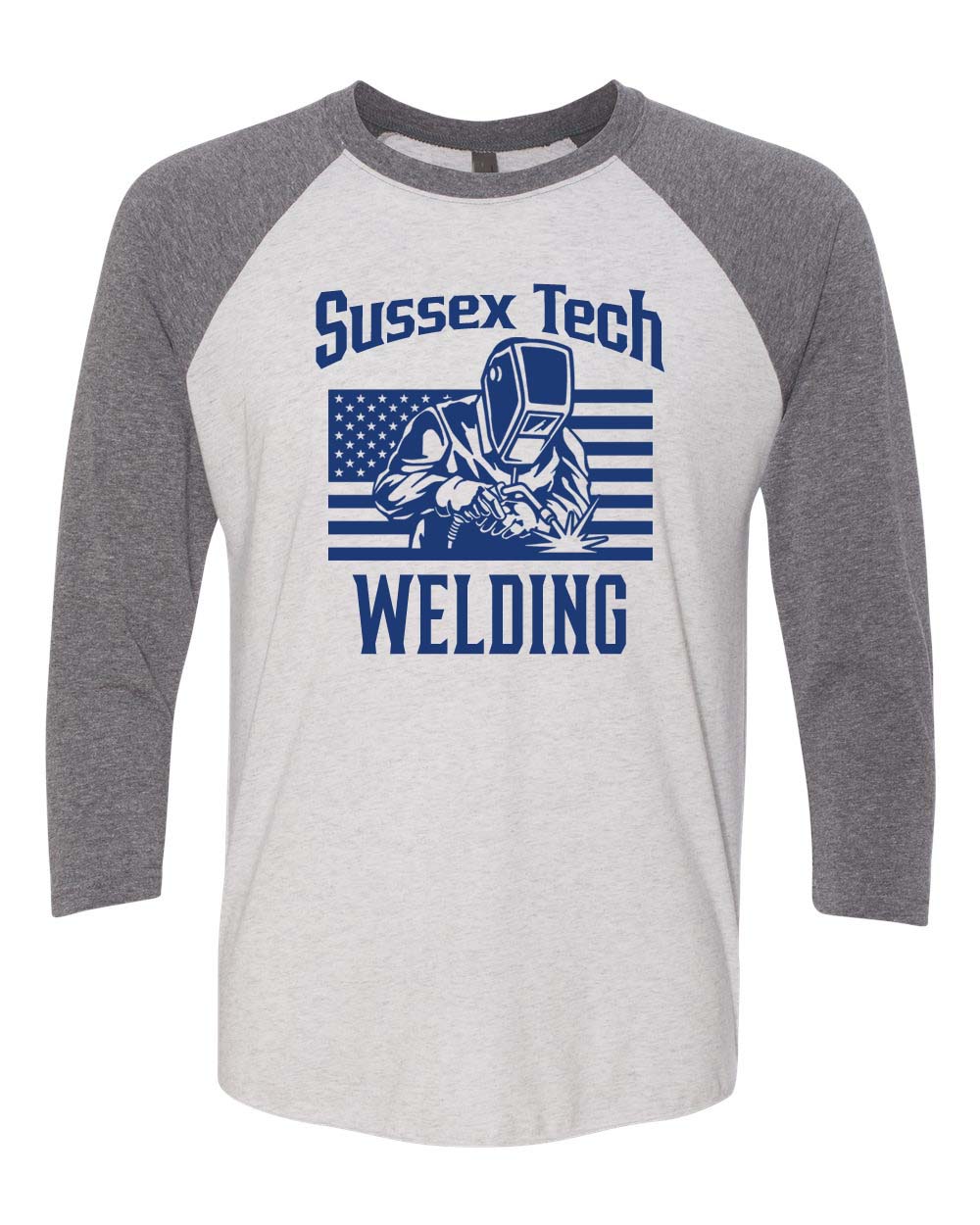 Sussex Tech Welding design 1 raglan shirt