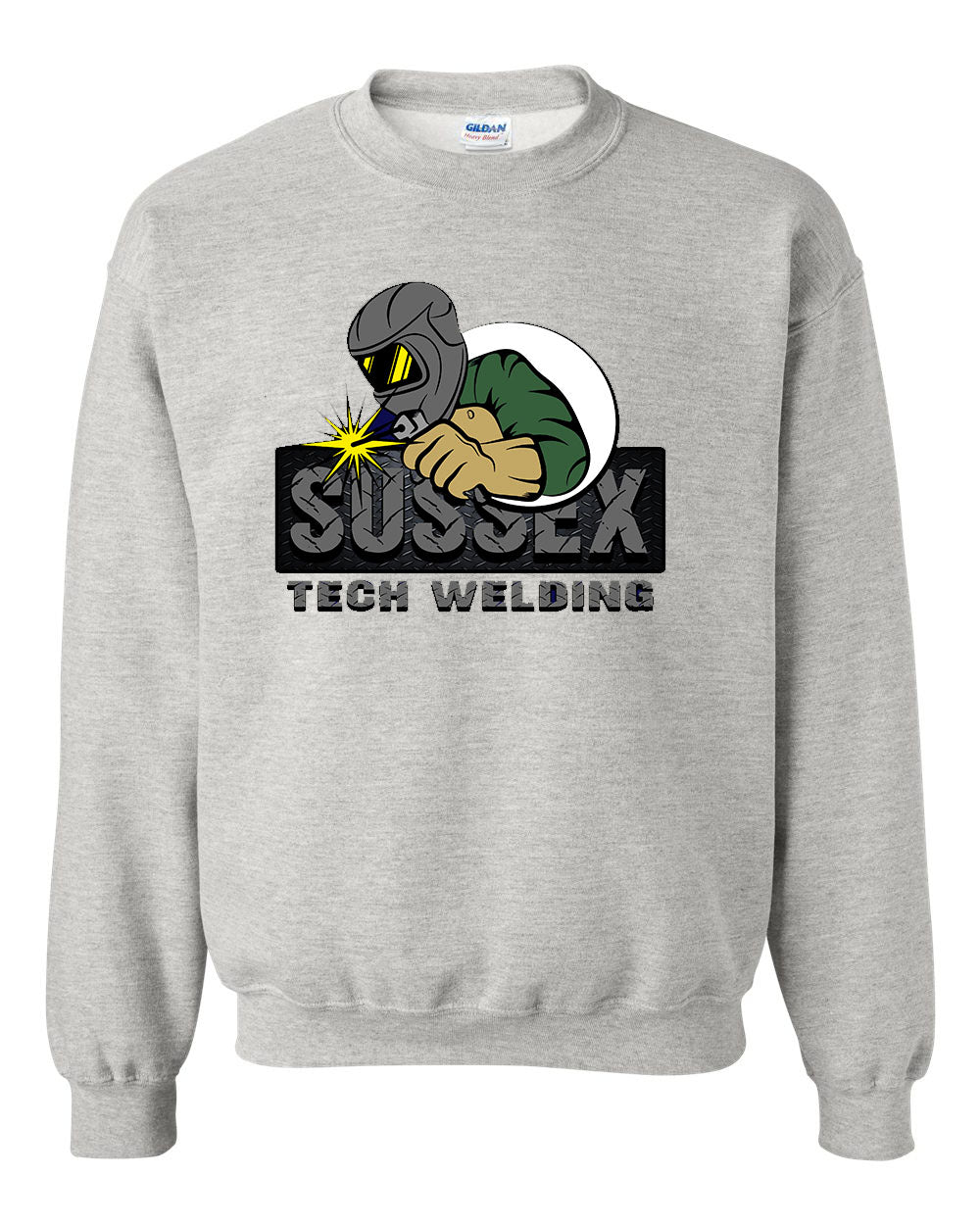 Sussex Tech Welding Design 2 non hooded sweatshirt