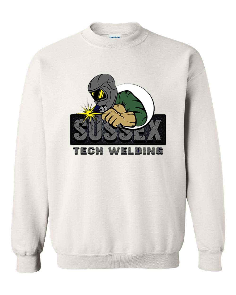 Sussex Tech Welding Design 2 non hooded sweatshirt