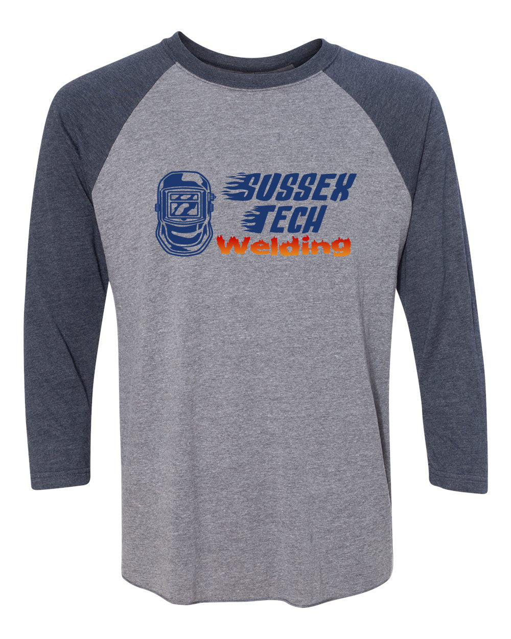 Sussex Tech Welding design 4 raglan shirt