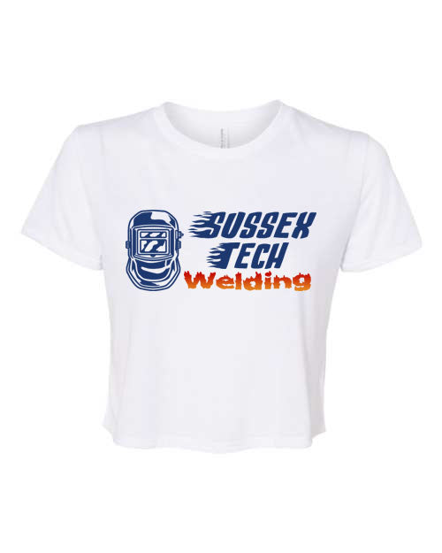 Sussex Tech Welding Design 4 crop top