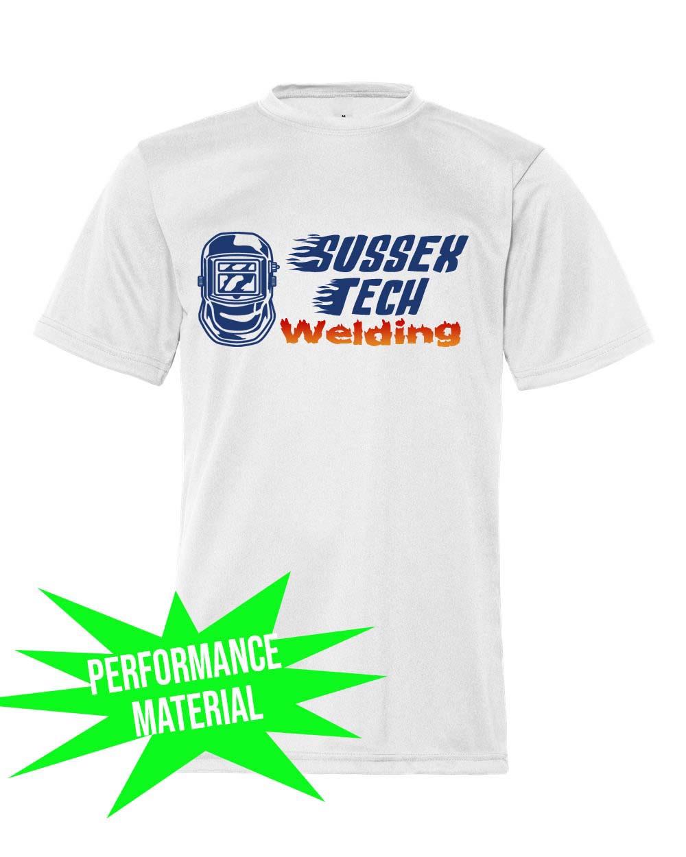 Sussex tech Welding Performance Material design 4 T-Shirt