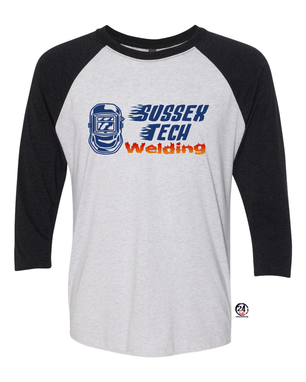 Sussex Tech Welding design 4 raglan shirt