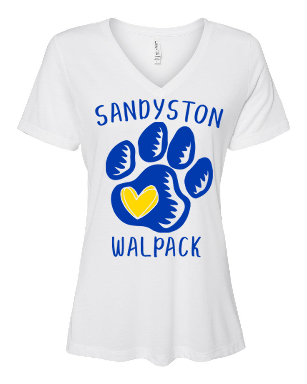 Sandyston Walpack Design 1 V-neck T-shirt