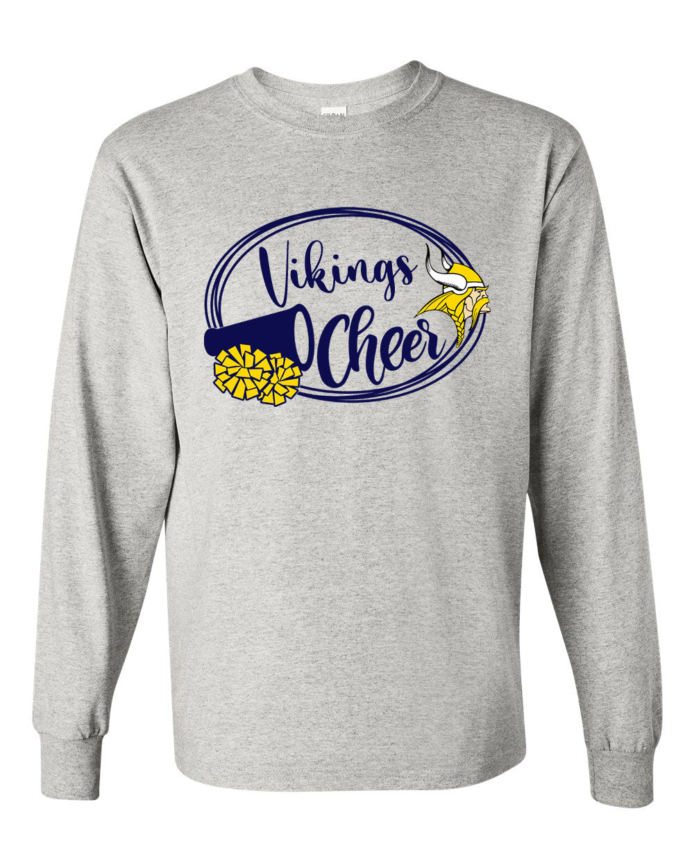 Vikings Cheer Design 1 Long Sleeve Shirt