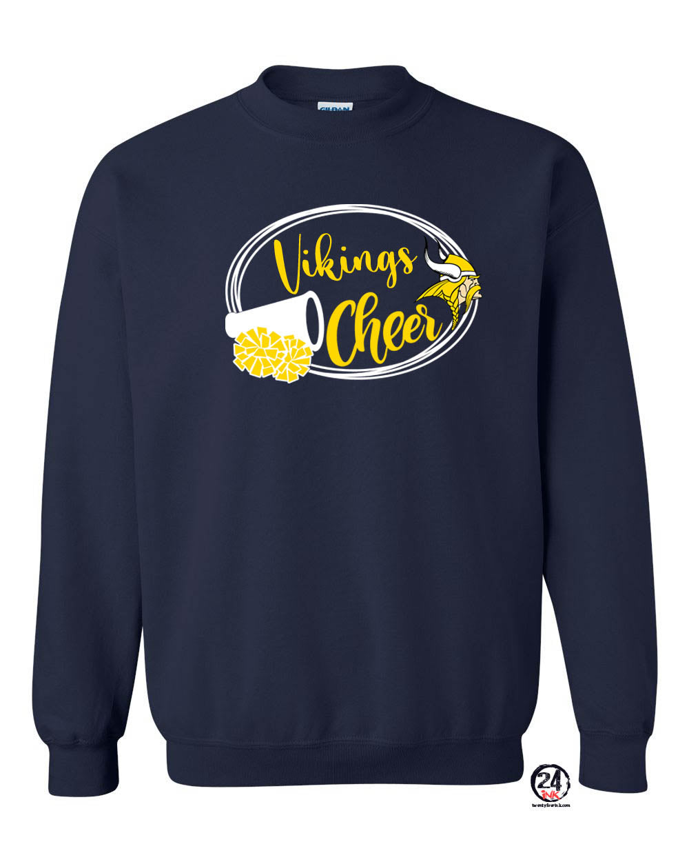 Vikings Cheer design 1 non hooded sweatshirt