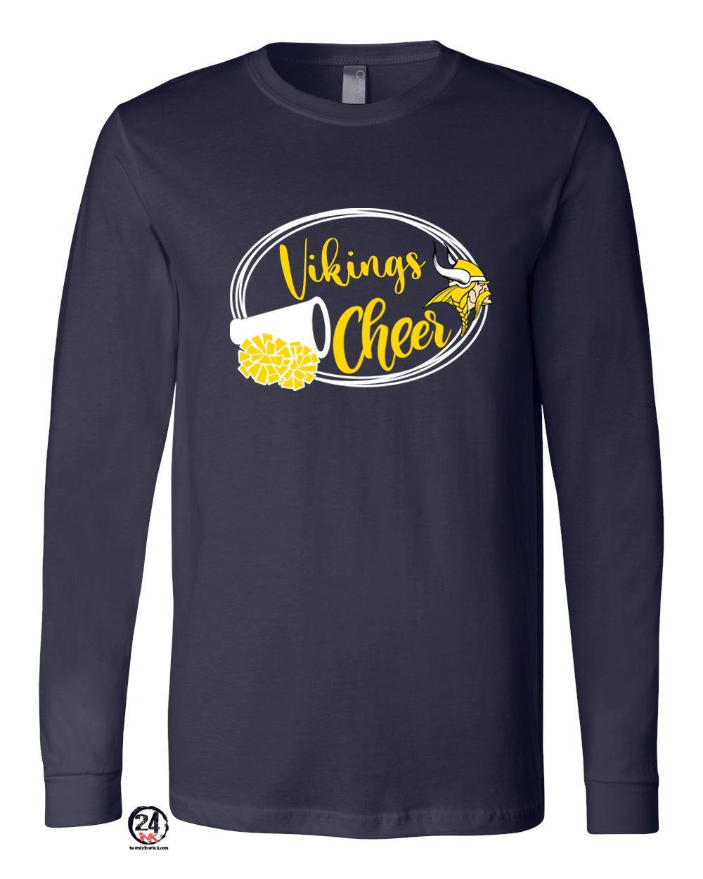 Vikings Cheer Design 1 Long Sleeve Shirt