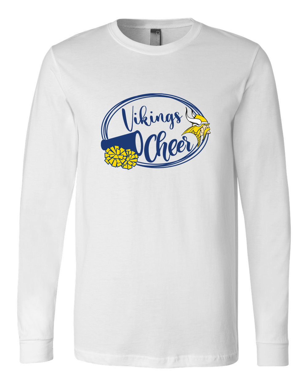 Vikings Cheer Design 1 Long Sleeve Shirt