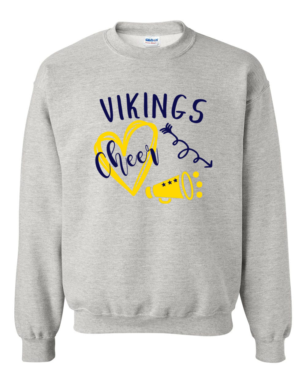 Vikings Cheer design 3 non hooded sweatshirt