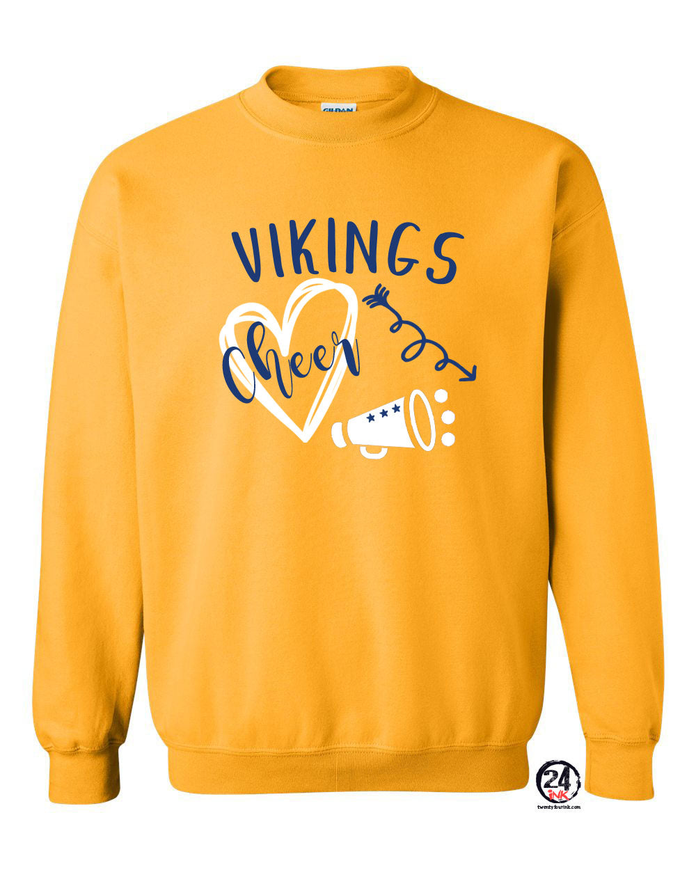Vikings Cheer design 3 non hooded sweatshirt