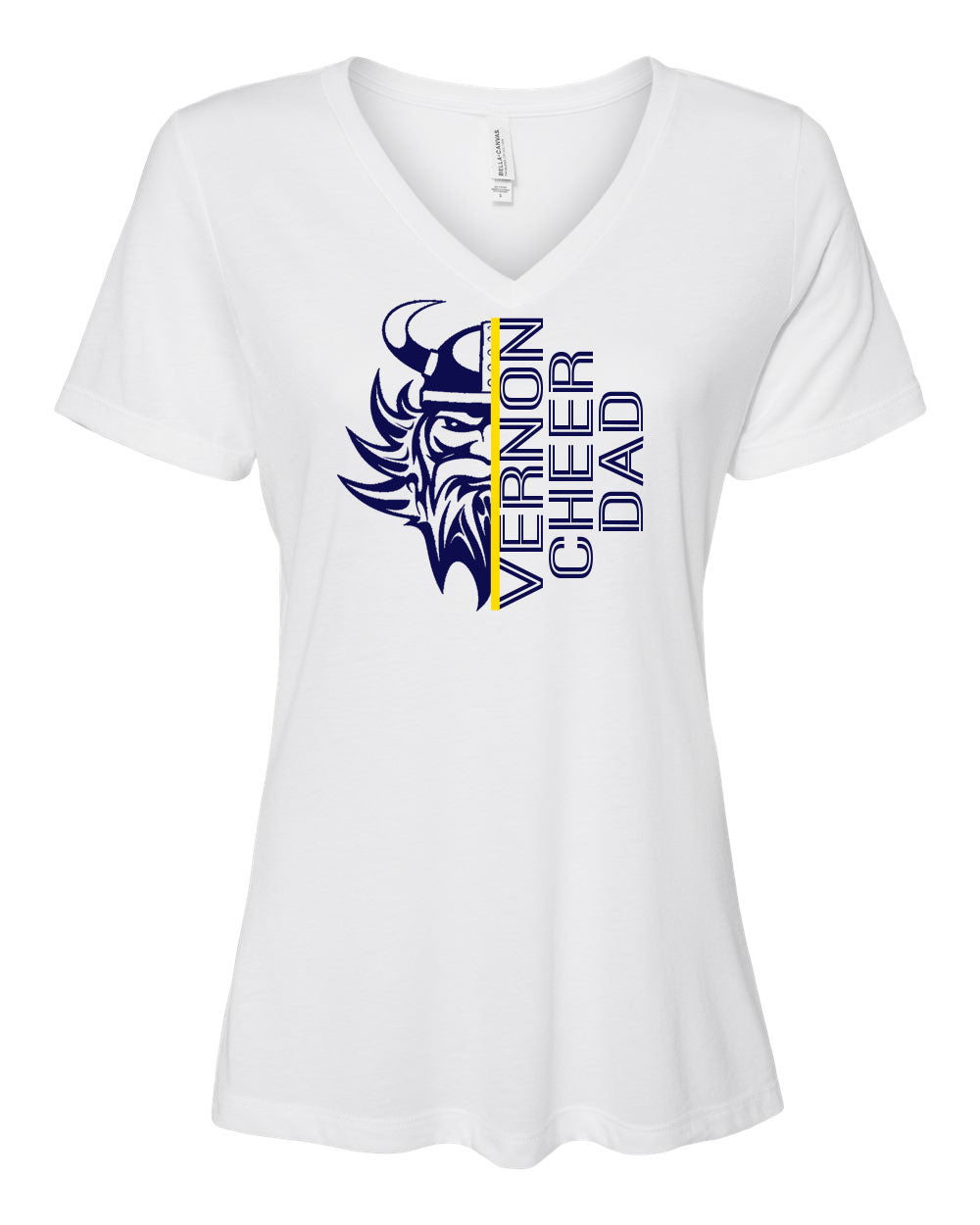 Vikings Cheer Design 10 V-neck T-shirt