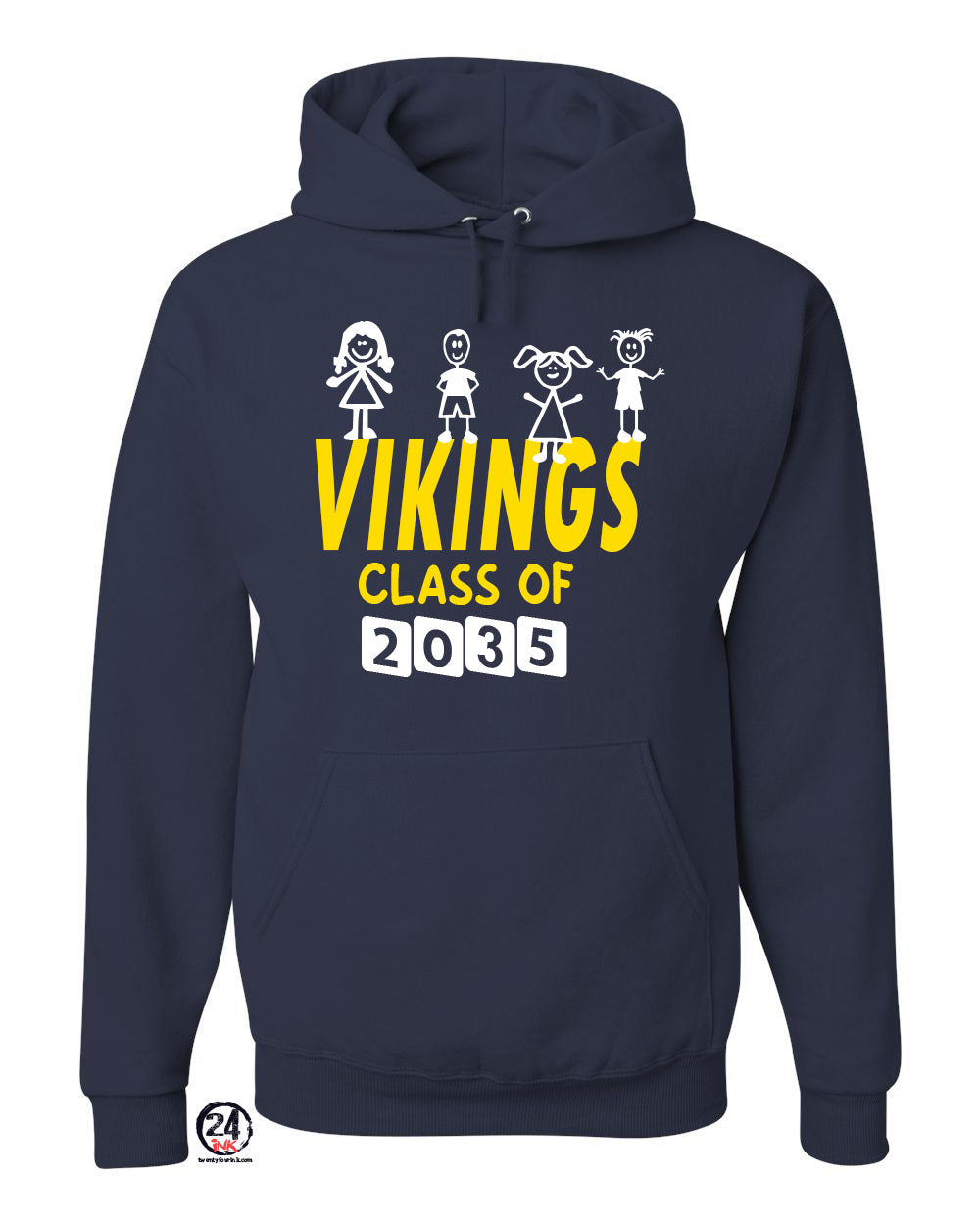 Vernon design 18 Hooded Sweatshirt
