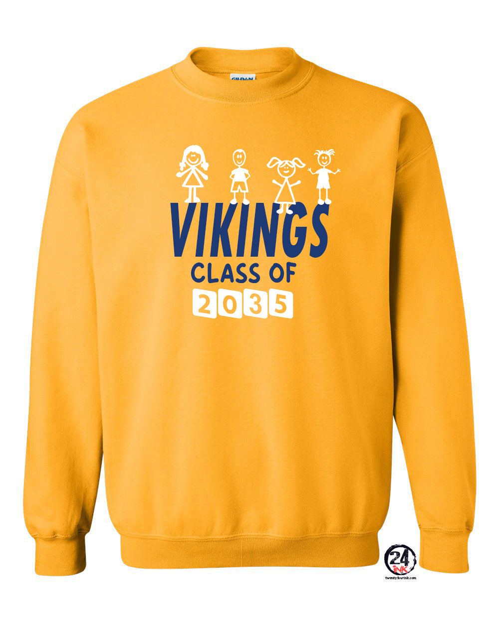 Vernon design 18 non hooded sweatshirt