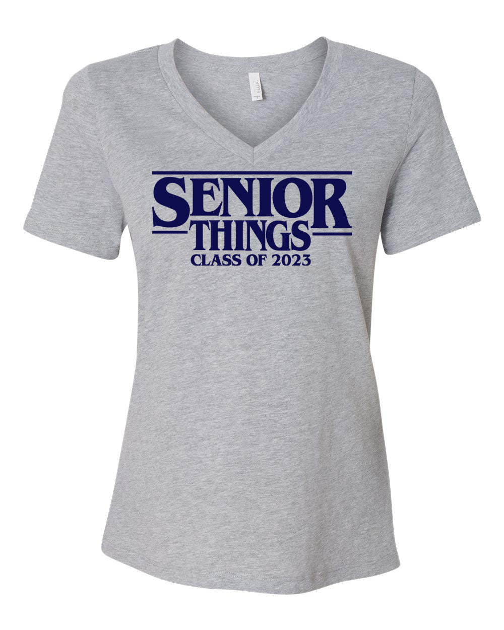 North Warren School Design 3 V-neck T-shirt