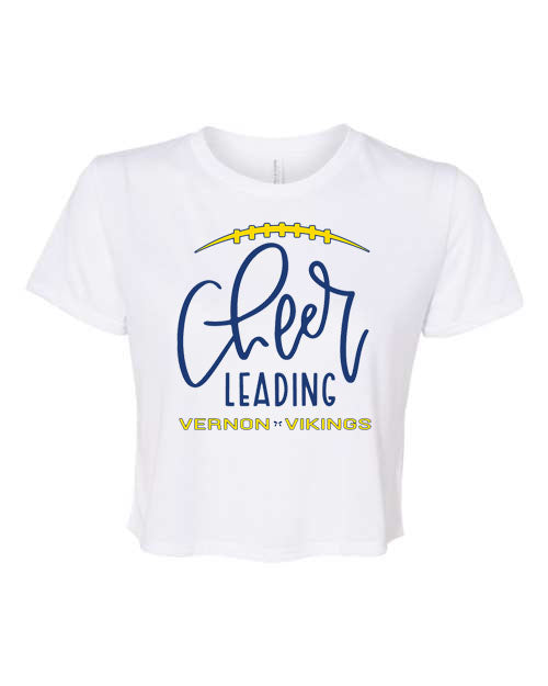 Vikings Cheer Design 5 Crop Top