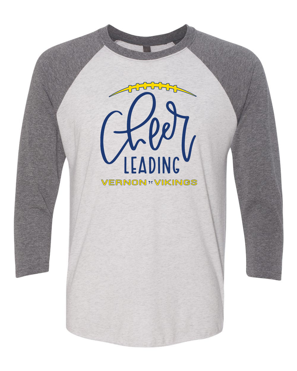 Vikings Cheer design 5 raglan shirt