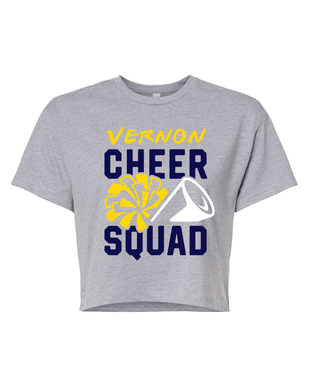 Vikings Cheer Design 6 Crop Top