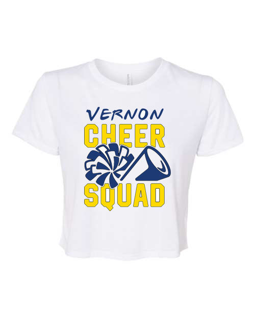 Vikings Cheer Design 6 Crop Top